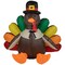Northlight 4" Lighted Inflatable Fall Harvest Turkey Outdoor Decoration